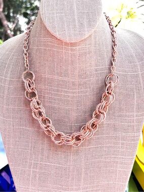 INC Copper Tone Chain Link Necklace